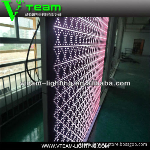 p10 indoor display tv wall curtain led panel rental P10